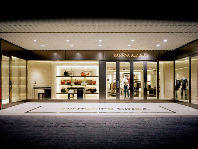 Banana Republic First Store Front in Japan